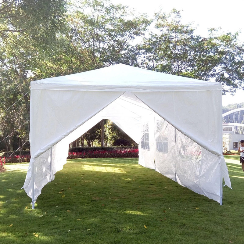 Ktaxon 30 Ft. W x 10 Ft. D Steel Party Tent Wayfair
